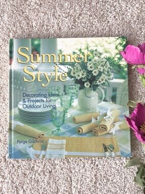Summer Style Decor Hardcover Book